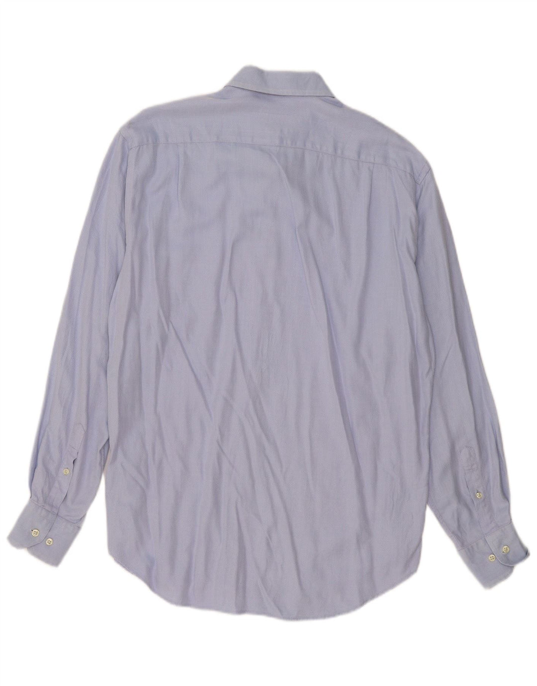Massimo Dutti herreskjorte str. 42 16 1/2 Large Blue Sildebensbomuld