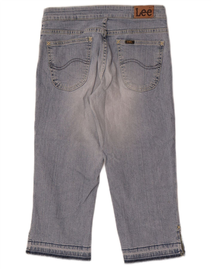 Lee Dame Capri Jeans W27 L19 Blå Bomuld
