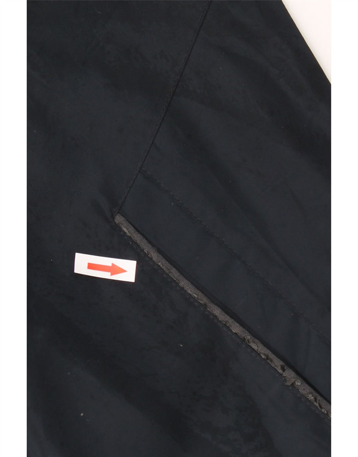 Zara Herre Bomber Jacket UK 40 Large Navy Blue Polyester