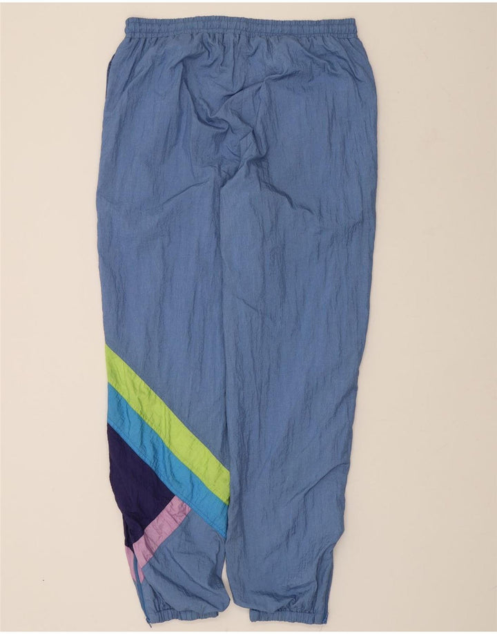 PUMA Mens Tracksuit Trousers Joggers Large Blue Colourblock Polyester Vintage Puma and Second-Hand Puma from Messina Hembry 