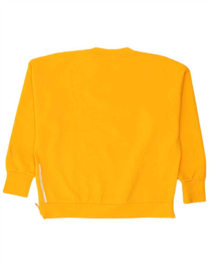 Under Armour Dame Oversized Sweatshirt Jumper UK 10 Small Orange