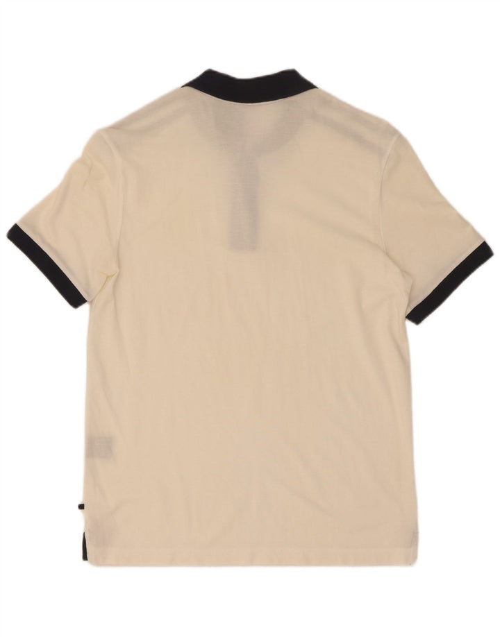 Hugo Boss Herre Polo Shirt Lille hvid Colourblock