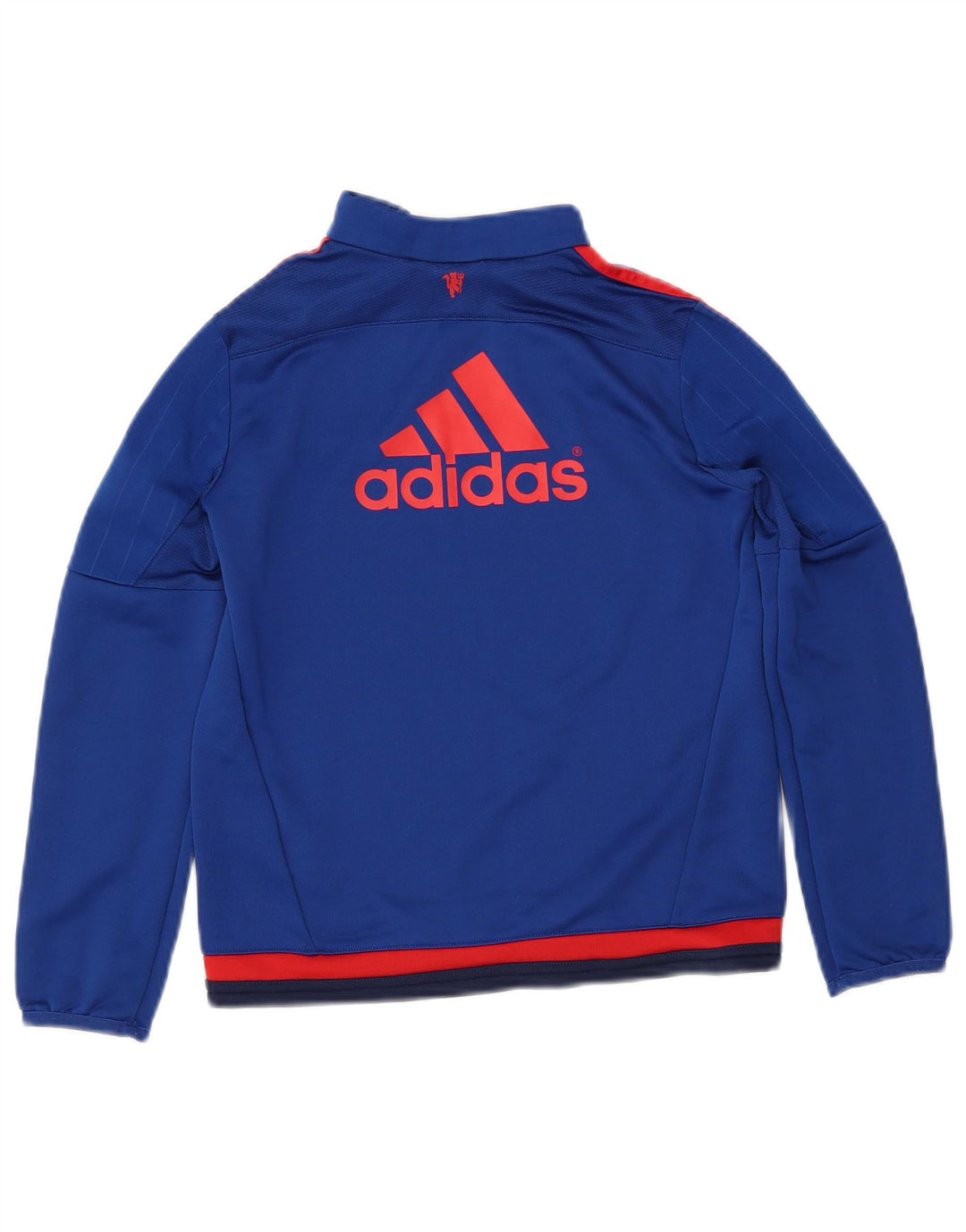 ADIDAS Boys Climacool Grafisk Pullover Træningsdragt Top 9-10 år Blå