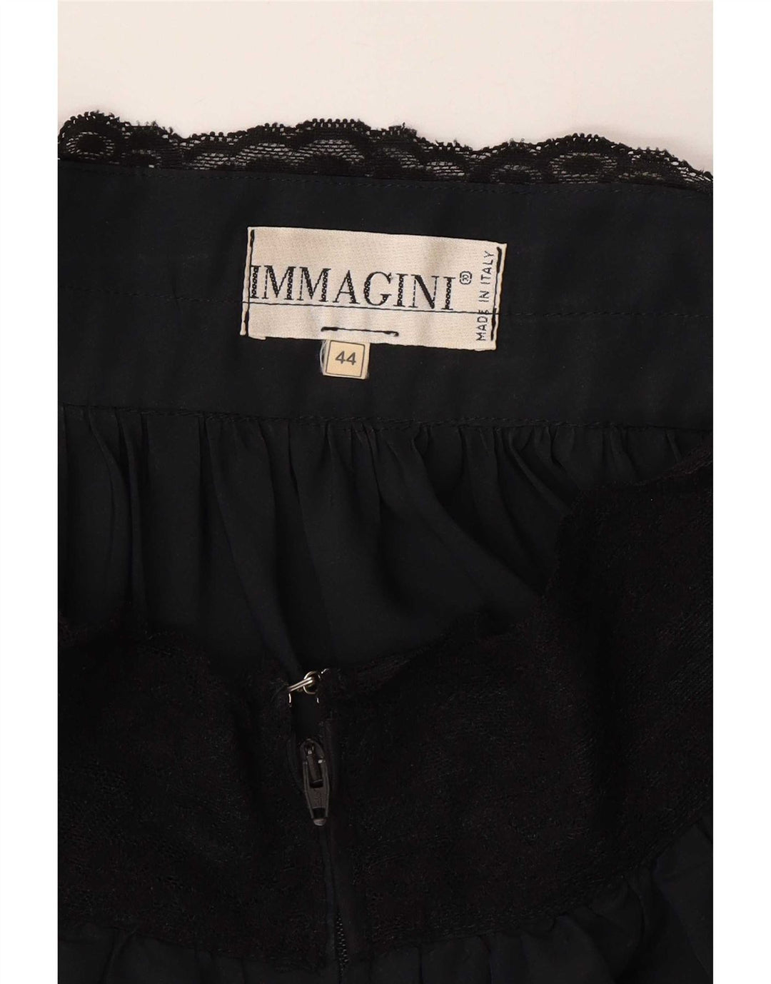 Immagini Womens Flared Skirt IT 44 Medium W34 Black