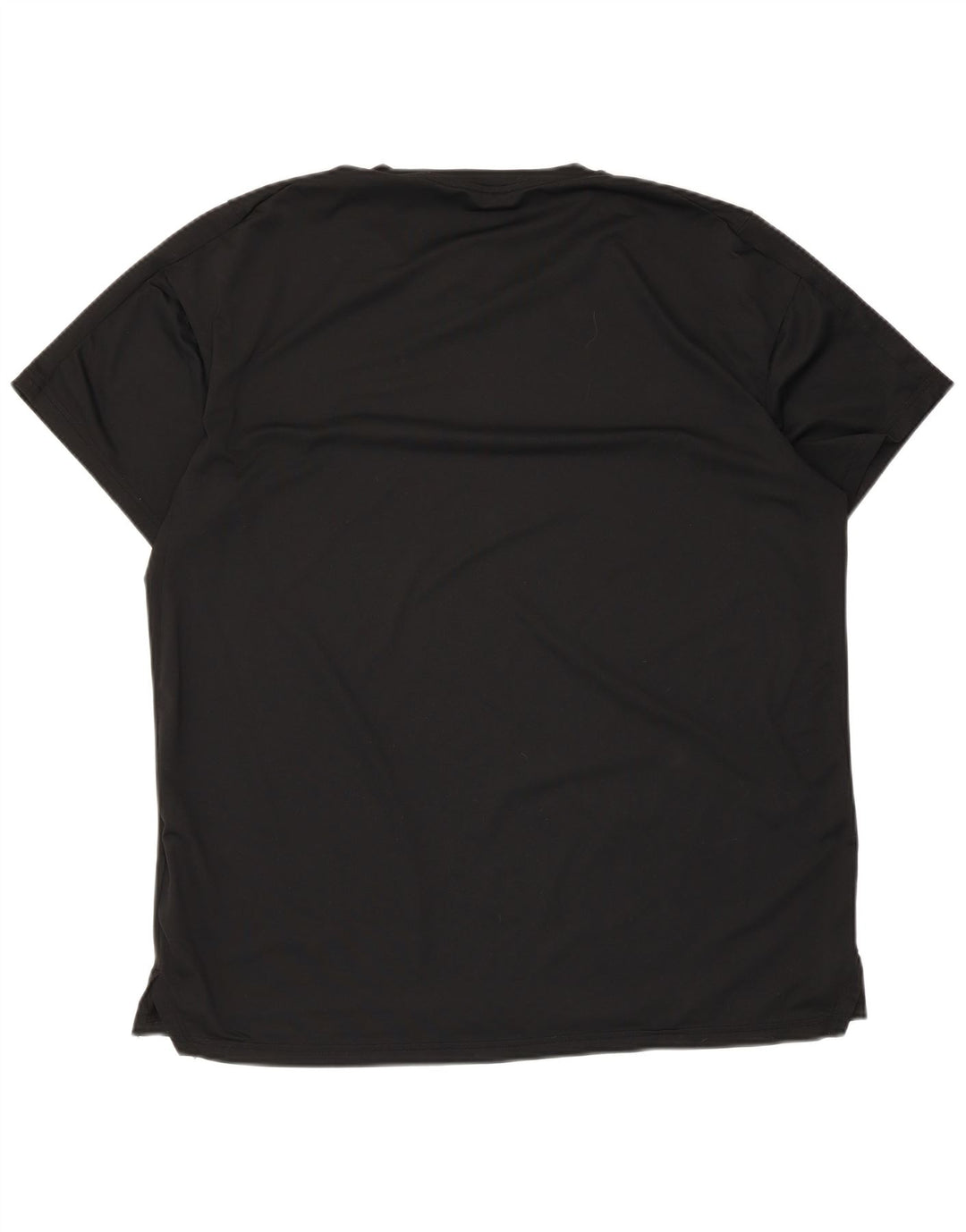 Nike Dri Fit T-shirt top til mænd, stor sort polyester