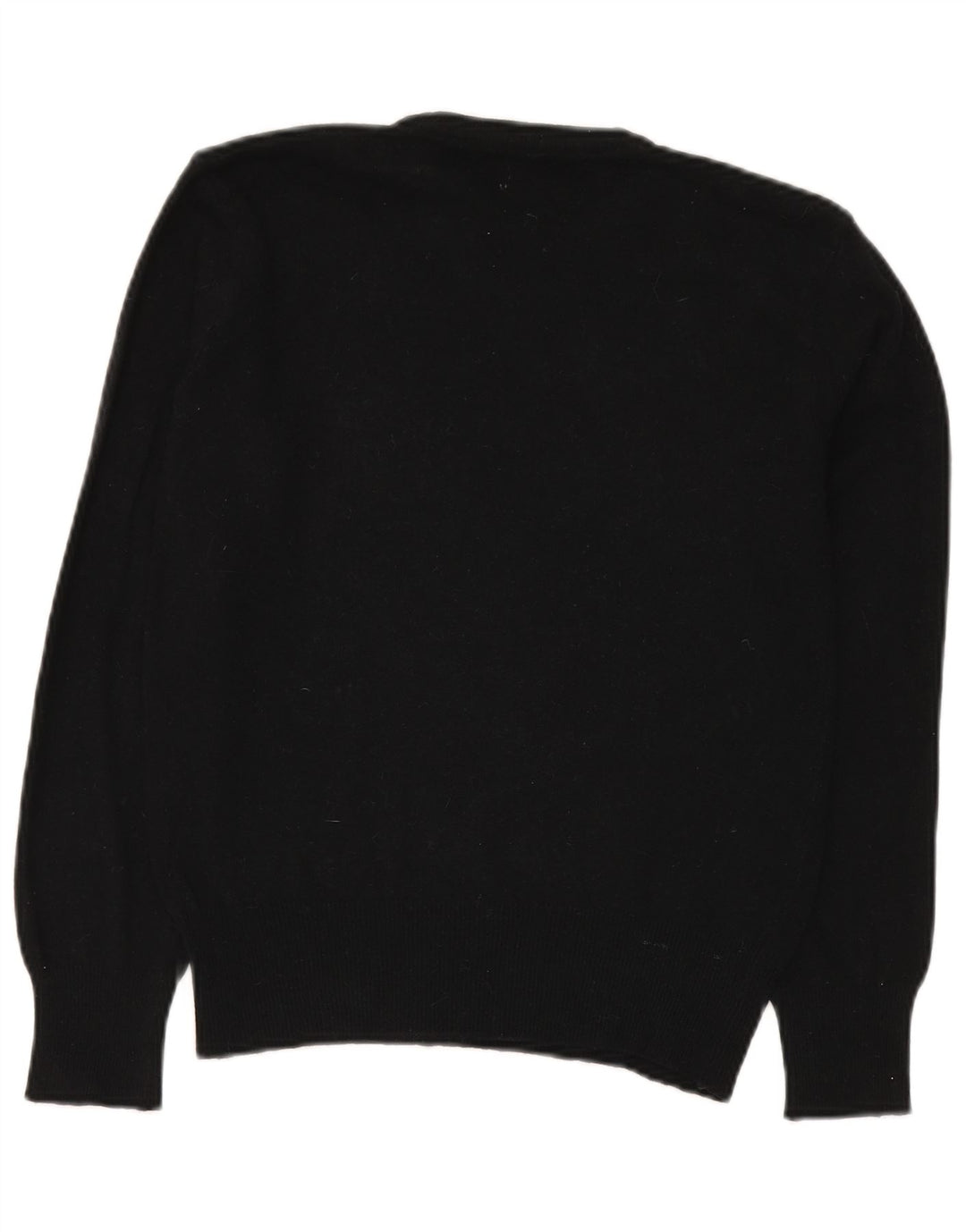 Benetton Dame sweater med rund hals IT 50 XL sort uld
