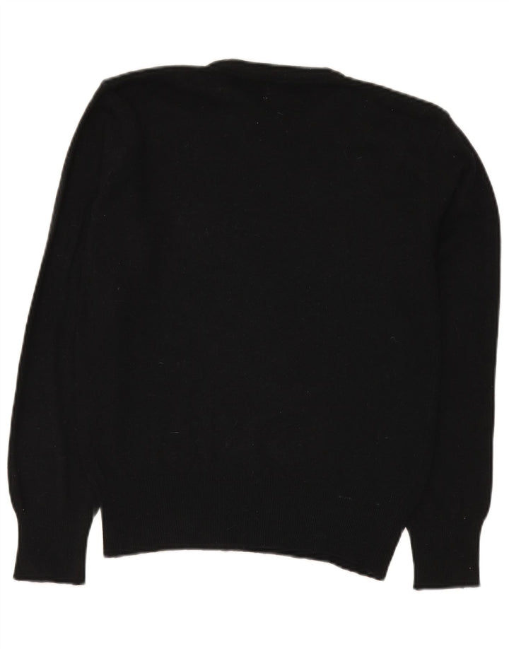 Benetton Dame sweater med rund hals IT 50 XL sort uld