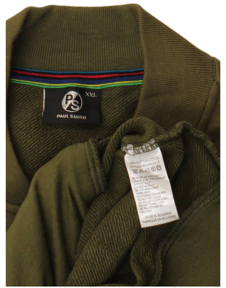PAUL SMITH Træningsdragt topjakke til kvinder UK 20 2XL Khaki Bomuld