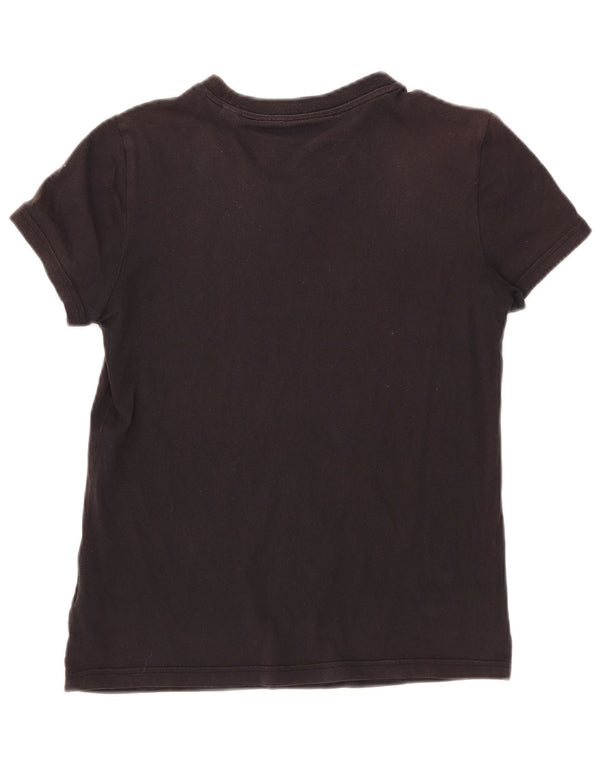 Adidas Grafisk T-shirt top til kvinder DK 12/14 medium sort bomuld