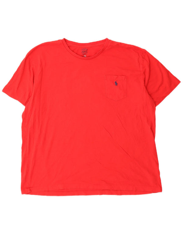 Polo Ralph Lauren Herre T-Shirt Top 2XL Rød Bomuld