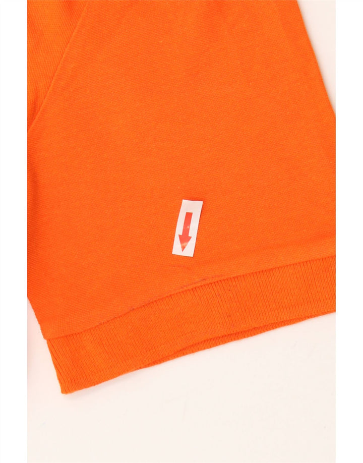 Kappa herre poloskjorte stor orange bomuld