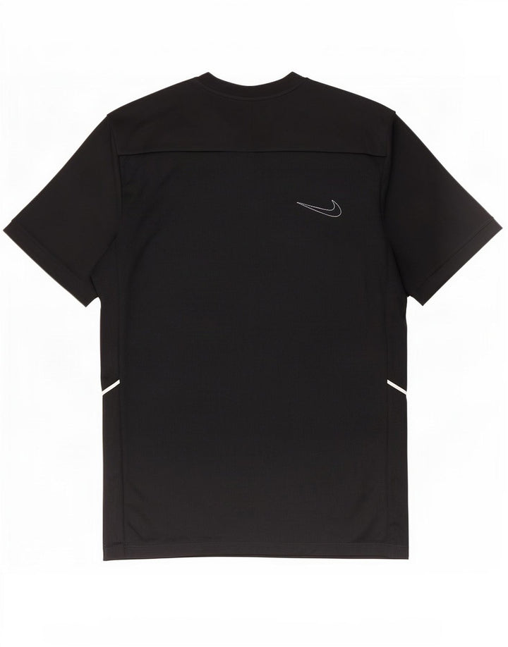 Nike Herre Dri Fit Slim T-Shirt Top Medium Sort Polyester