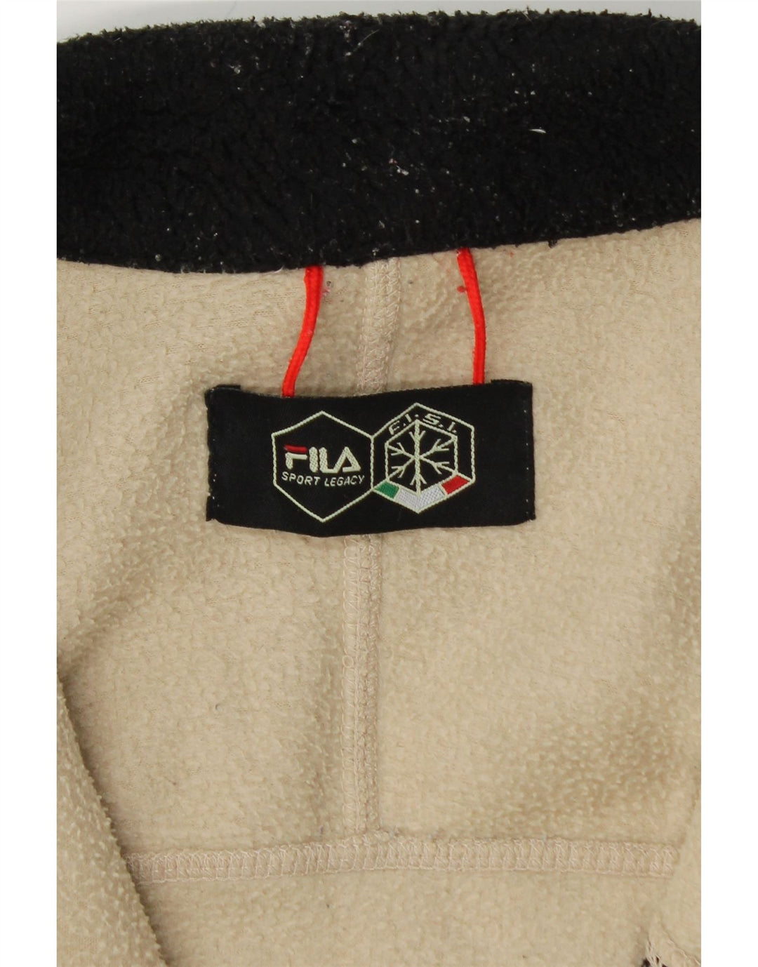 FILA Fleecejakke til mænd UK 36 Small Off White Colourblock