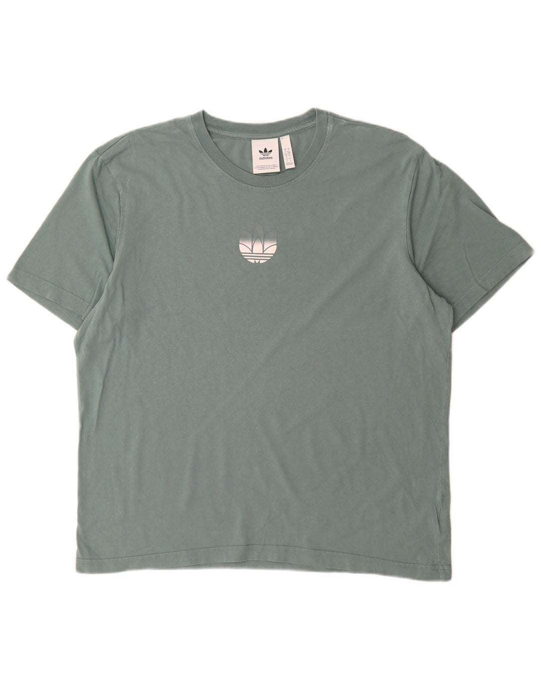 Adidas Herre T-Shirt Top Stor Blå Bomuld