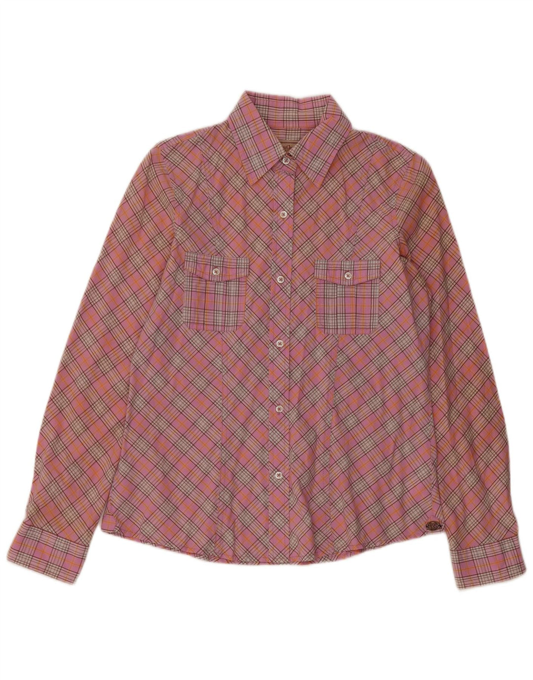 Marlboro Classics Dameskjorte EU 40 Medium Pink Plaid Bomuld