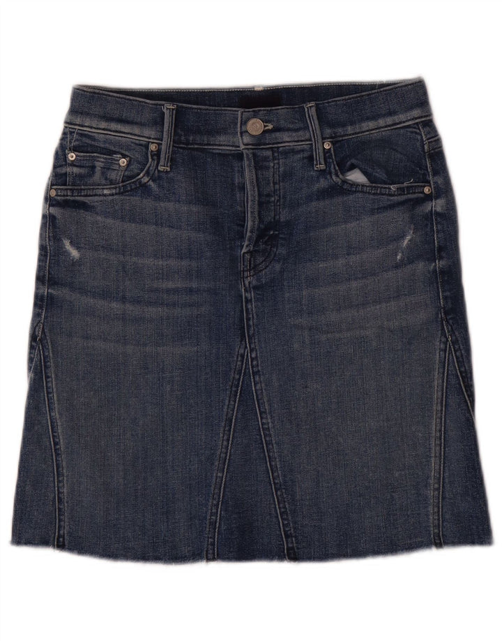 Mor Dame Denim Nederdel W25 XS Blå