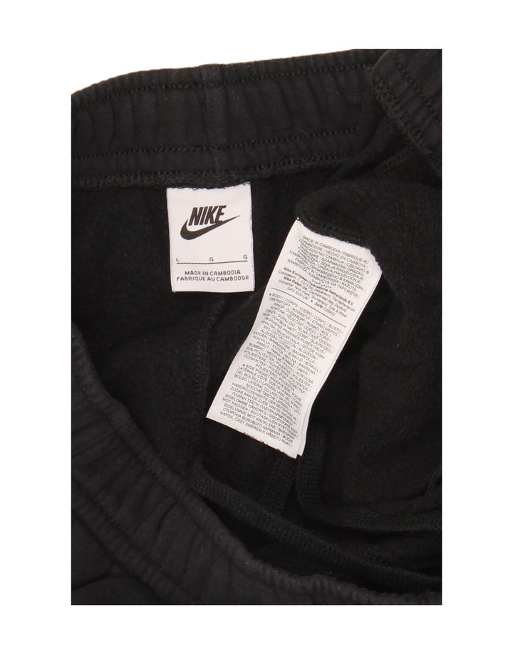 Nike Herre Cargo Træningsdragt Bukser Joggers Large Sort Bomuld