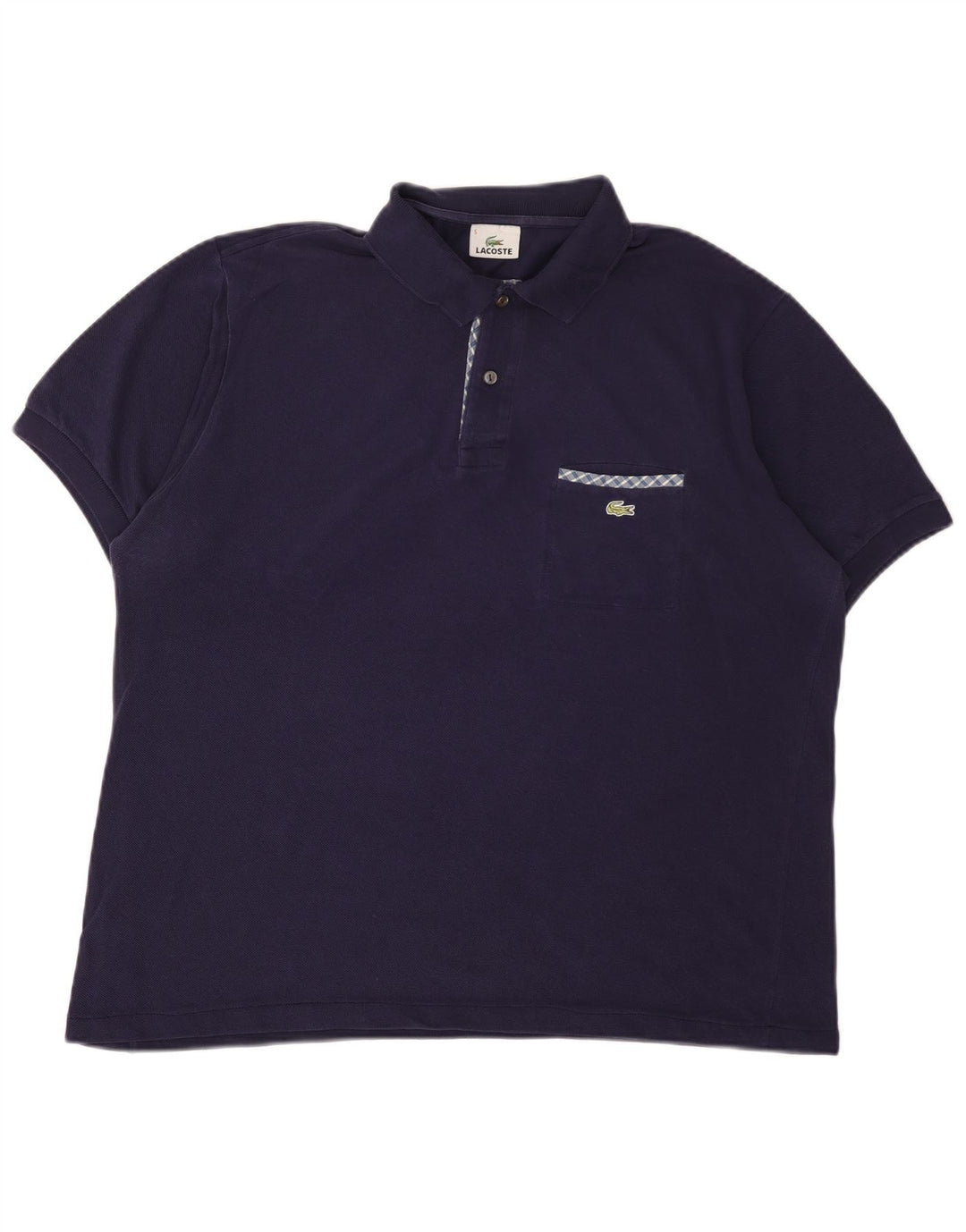 Lacoste Herre Polo Shirt Str. 5 Large Navy Blue