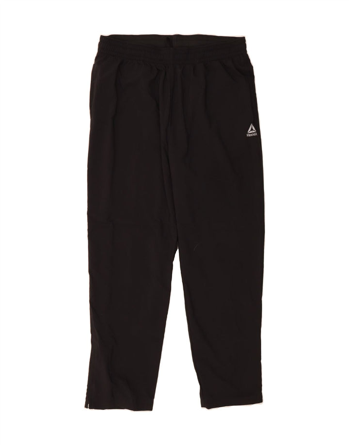 REEBOK Mens Tracksuit Trousers XL Black Polyester Vintage Reebok and Second-Hand Reebok from Messina Hembry 