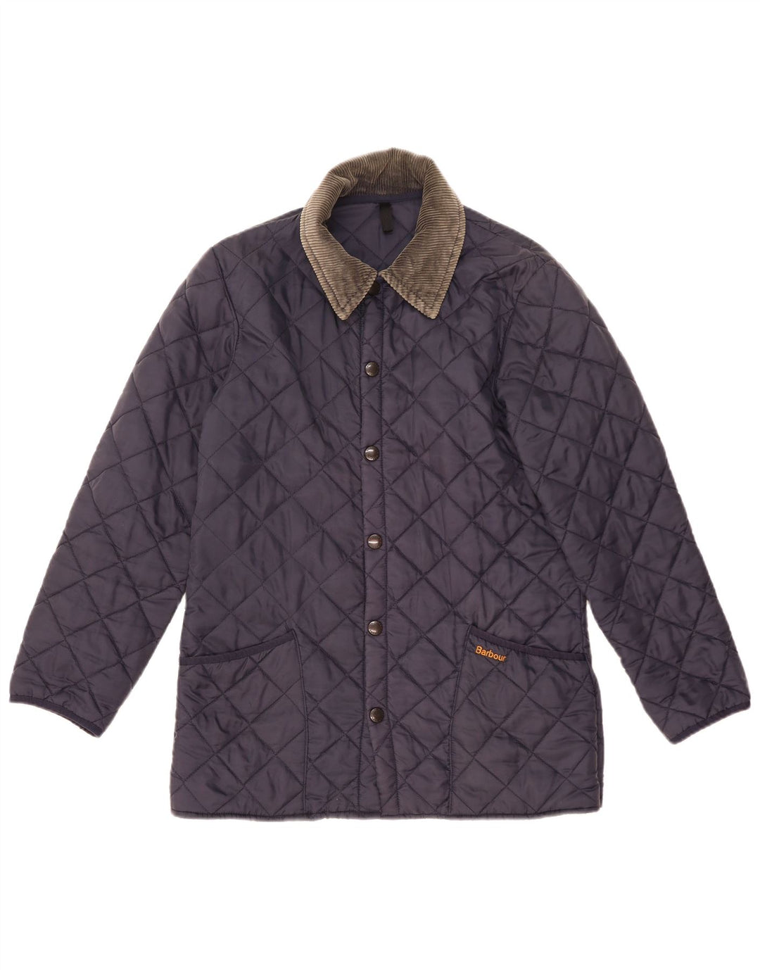 Barbour Herre quiltet jakke UK 38 Medium Navy Blue Colourblock