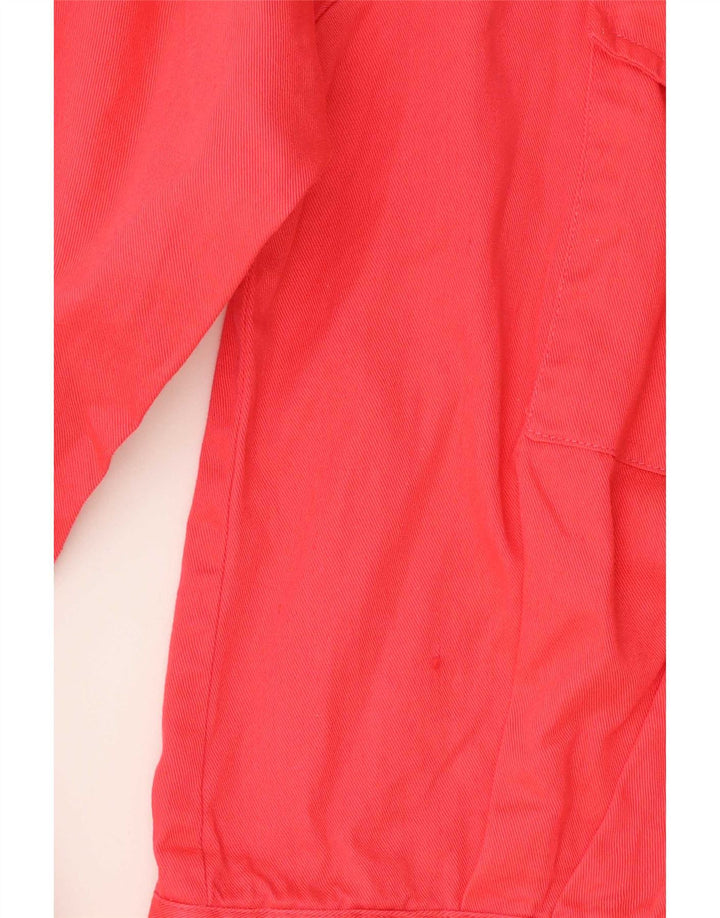 Vintage dame 3-knaps blazerjakke UK 16 Large Pink Bomuld
