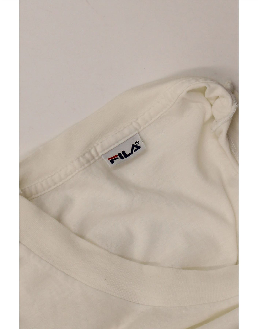 FILA Herre T-Shirt Top Lille Hvid