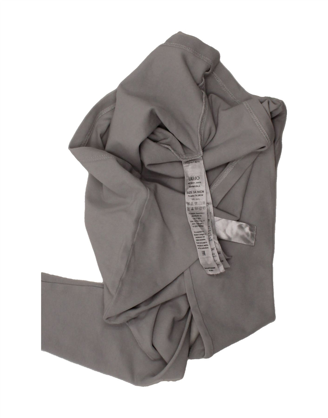 LIU JO Girls Graphic Top Long Sleeve 2-3 Years Grey Cotton Vintage Liu Jo and Second-Hand Liu Jo from Messina Hembry 