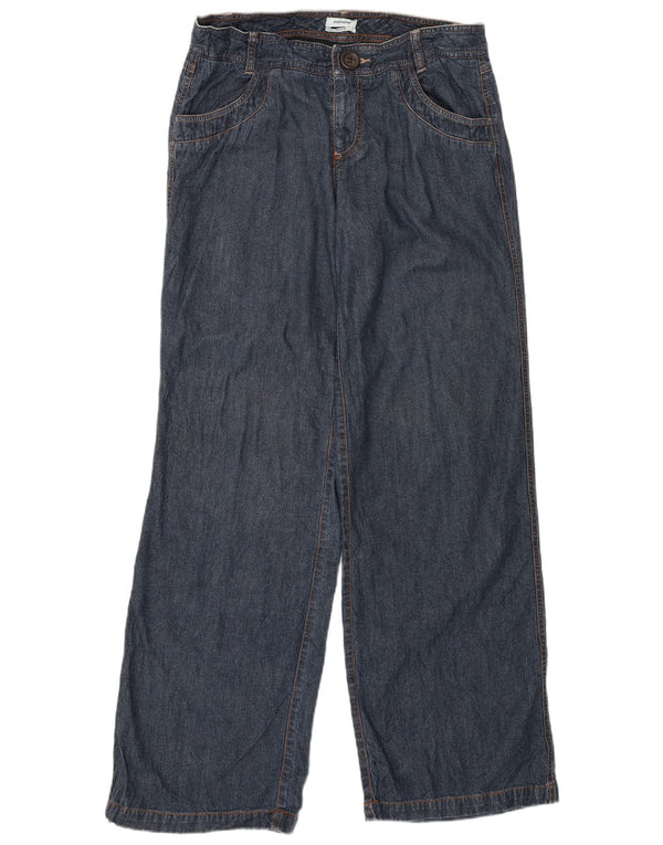 DOCKERS Dame Favorit Fit Jeans med brede ben US 8 Medium W30 L31 Marineblå