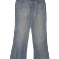 Armani Dame Bootcut Jeans W30 L29 Blå Bomuld