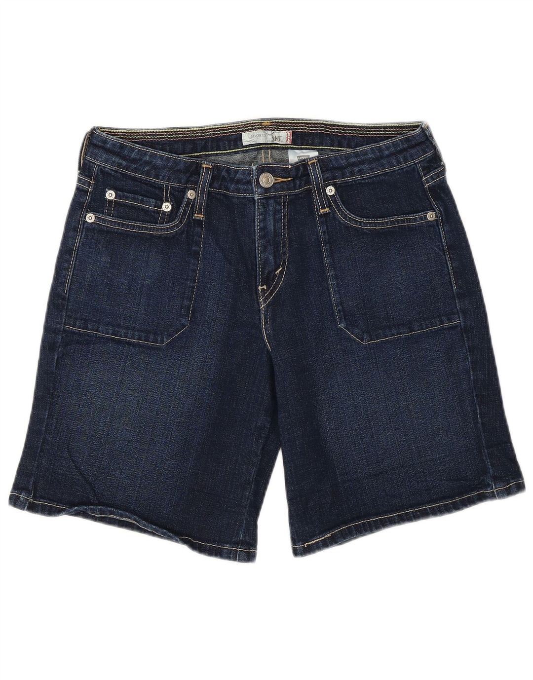 Levi's Womens 545 denimshorts US 4 Small W28 Marineblå Bomuld