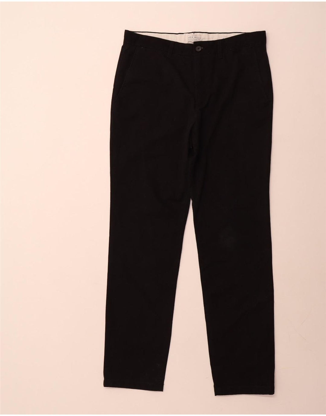 Jack Wills Herre Slim Chino Bukser W34 L32 Sort Bomuld