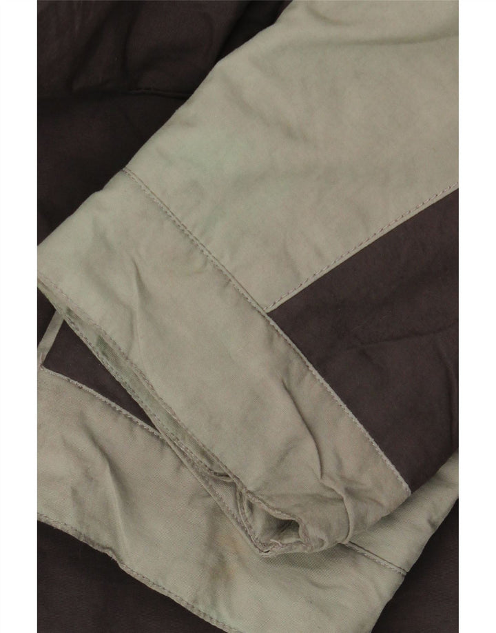 Quiksilver Herre Windbreaker Jacket UK 40 Large Grå Colourblock Polyester