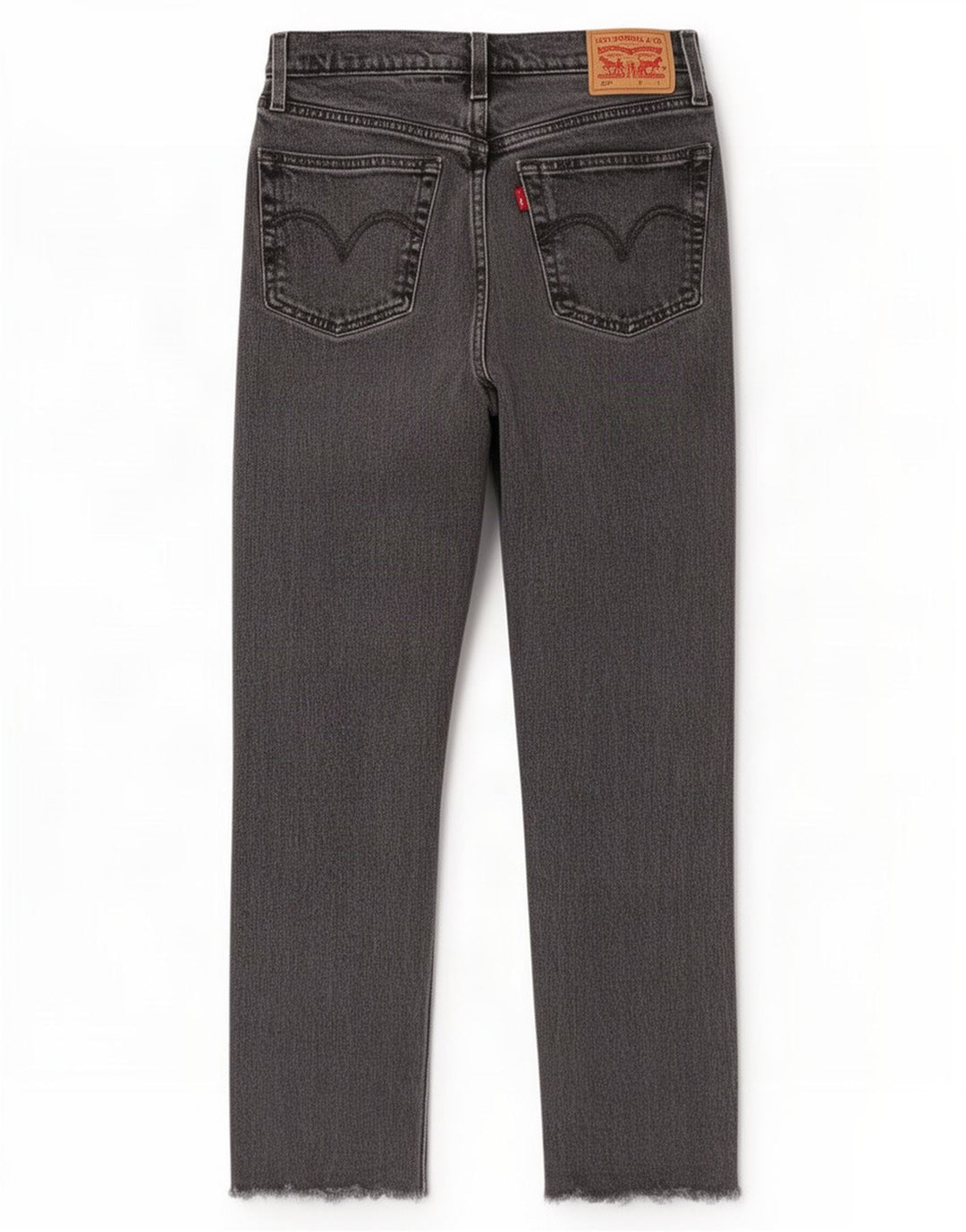 Levi's Dame 501 lige jeans W26 L28 Grå