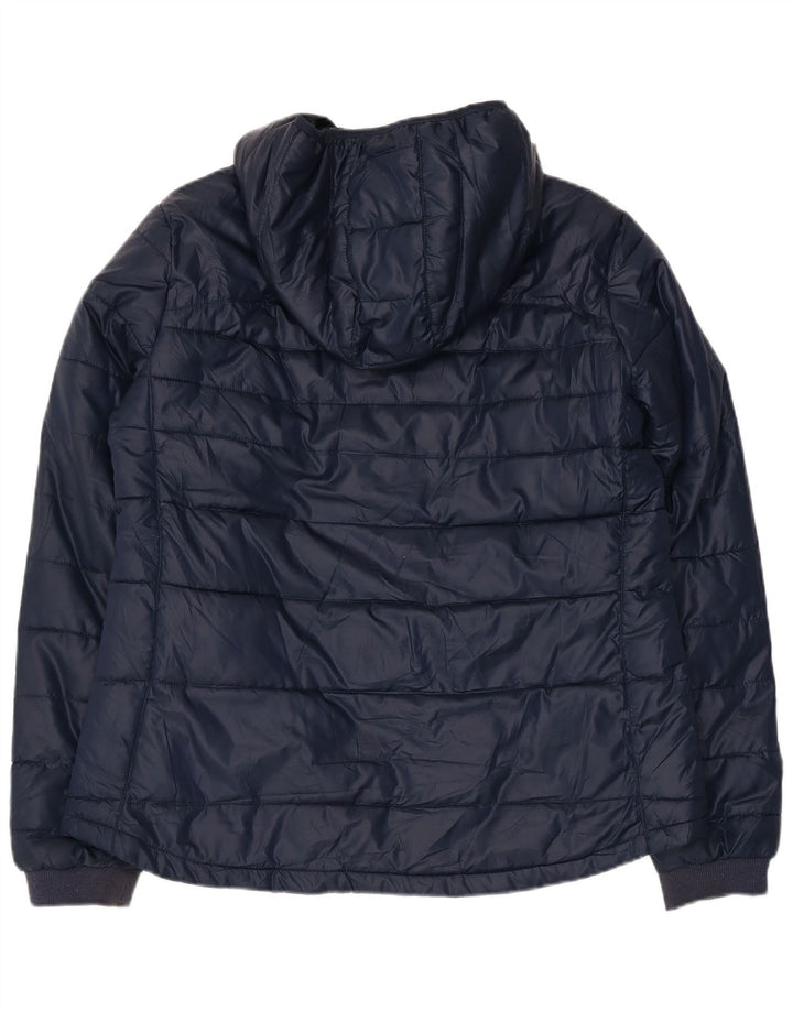 Diadora Dame Hætte Polstret Jakke UK 20 2XL Navy Blue Polyester