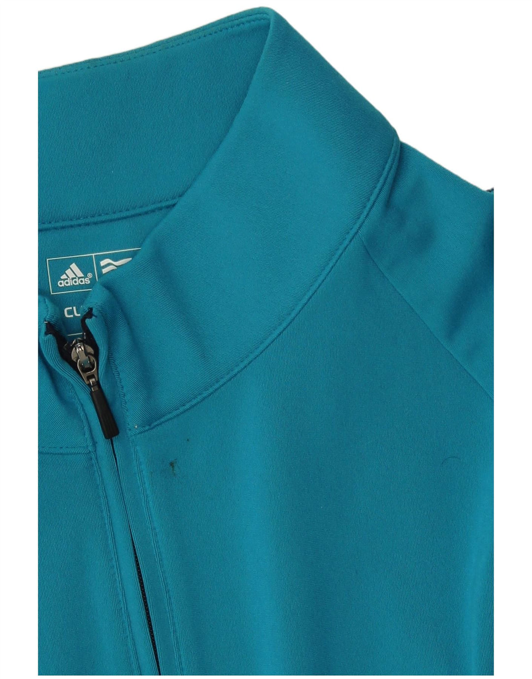 ADIDAS Herre Climalite Sweatshirt med lynlås XL Blå Polyester