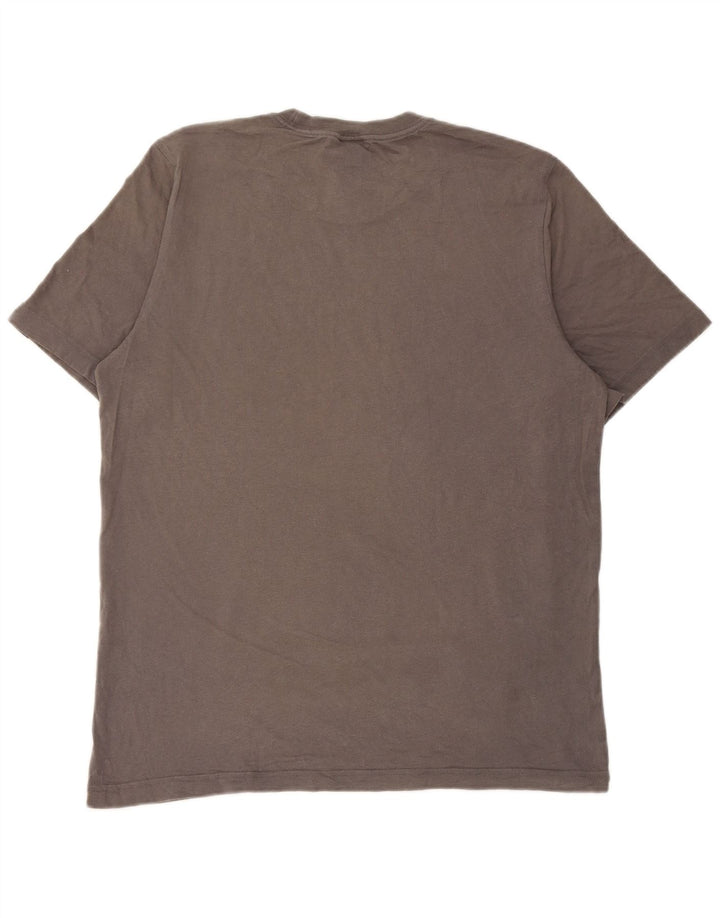 Adidas Herre grafisk T-shirt top mellemgrå bomuld