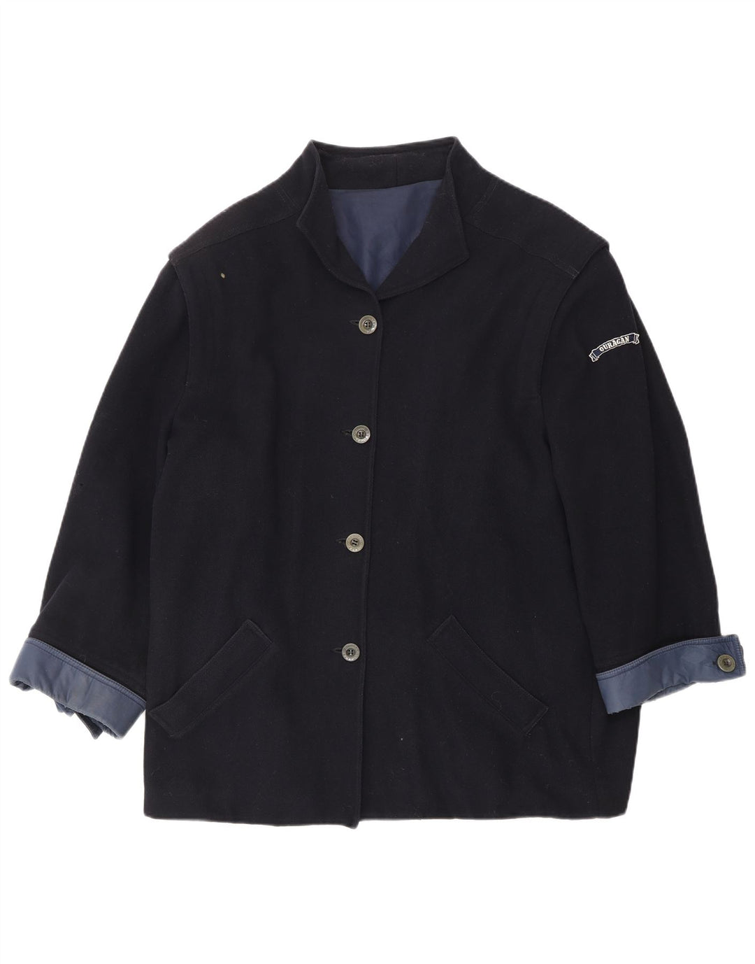 OURAGAN Dame Oversized Windbreaker Jacket UK 18 XL Navy Blue