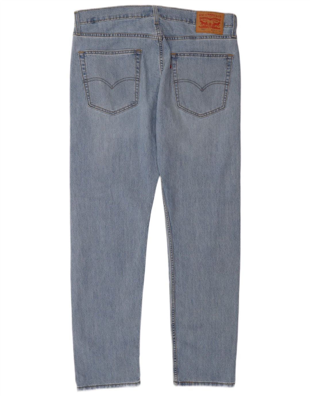 Levi's Herre 502 tilspidsede jeans W36 L32 blå bomuld