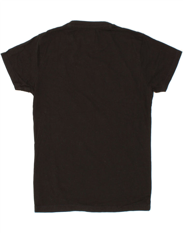 JACK & JONES Mens Graphic T-Shirt Top Small Black Cotton Vintage Jack & Jones and Second-Hand Jack & Jones from Messina Hembry 