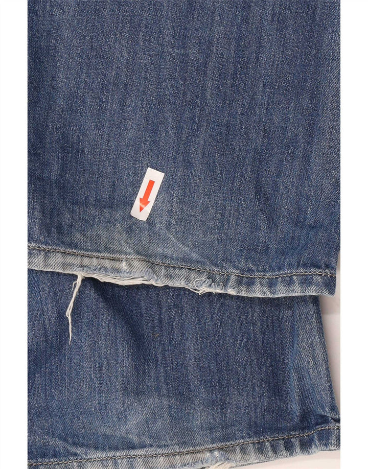 Diesel Herre Straight Jeans W34 L34 Blå Bomuld
