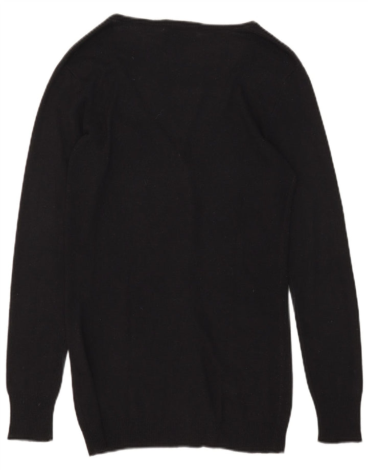 Dacks cardigan sweater til kvinder UK 10 Small Black