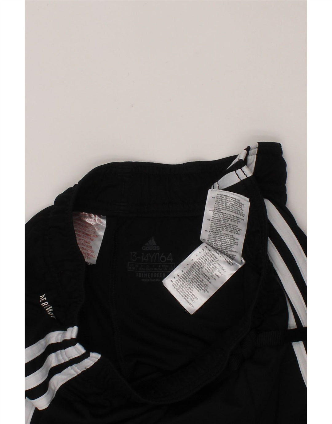 ADIDAS Boys Aeroready Sport Shorts 13-14 Years  Black Polyester