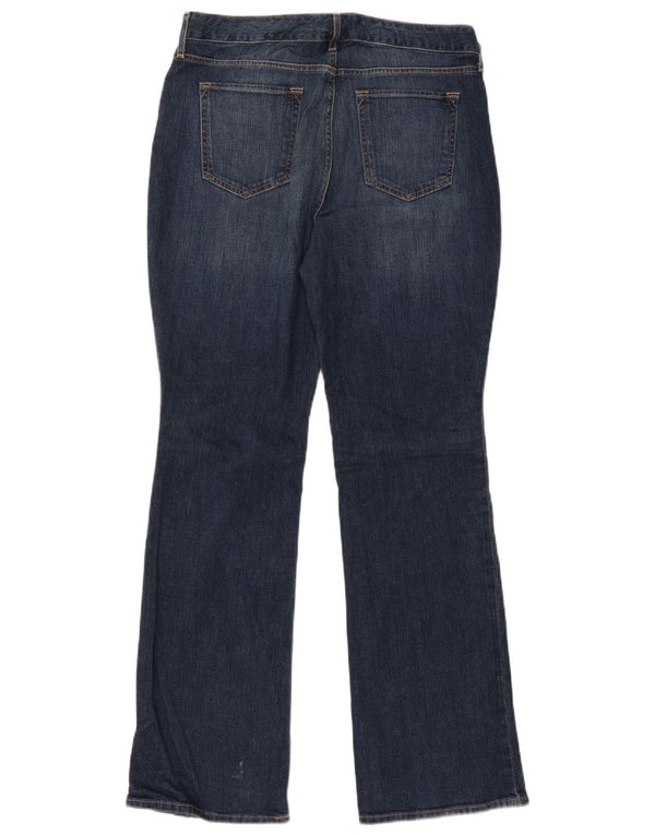 Eddie Bauer Womens Curvy Bootcut Jeans US 10 Large W32 L33 Blue Cotton