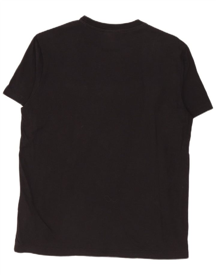 Champion Herre grafisk T-shirt top lille sort bomuld