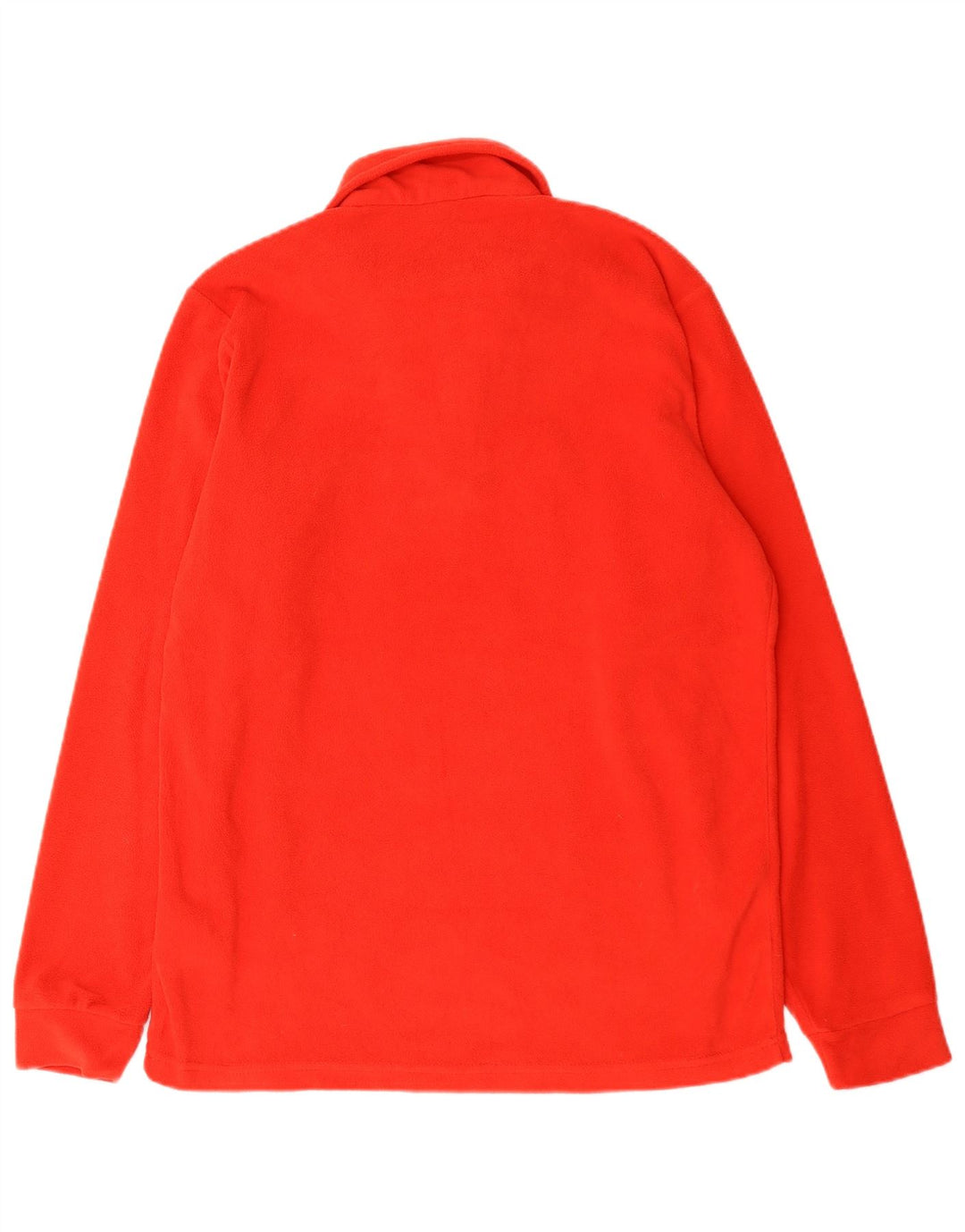 Brugi herre lynlås hals fleece jumper stor rød polyester