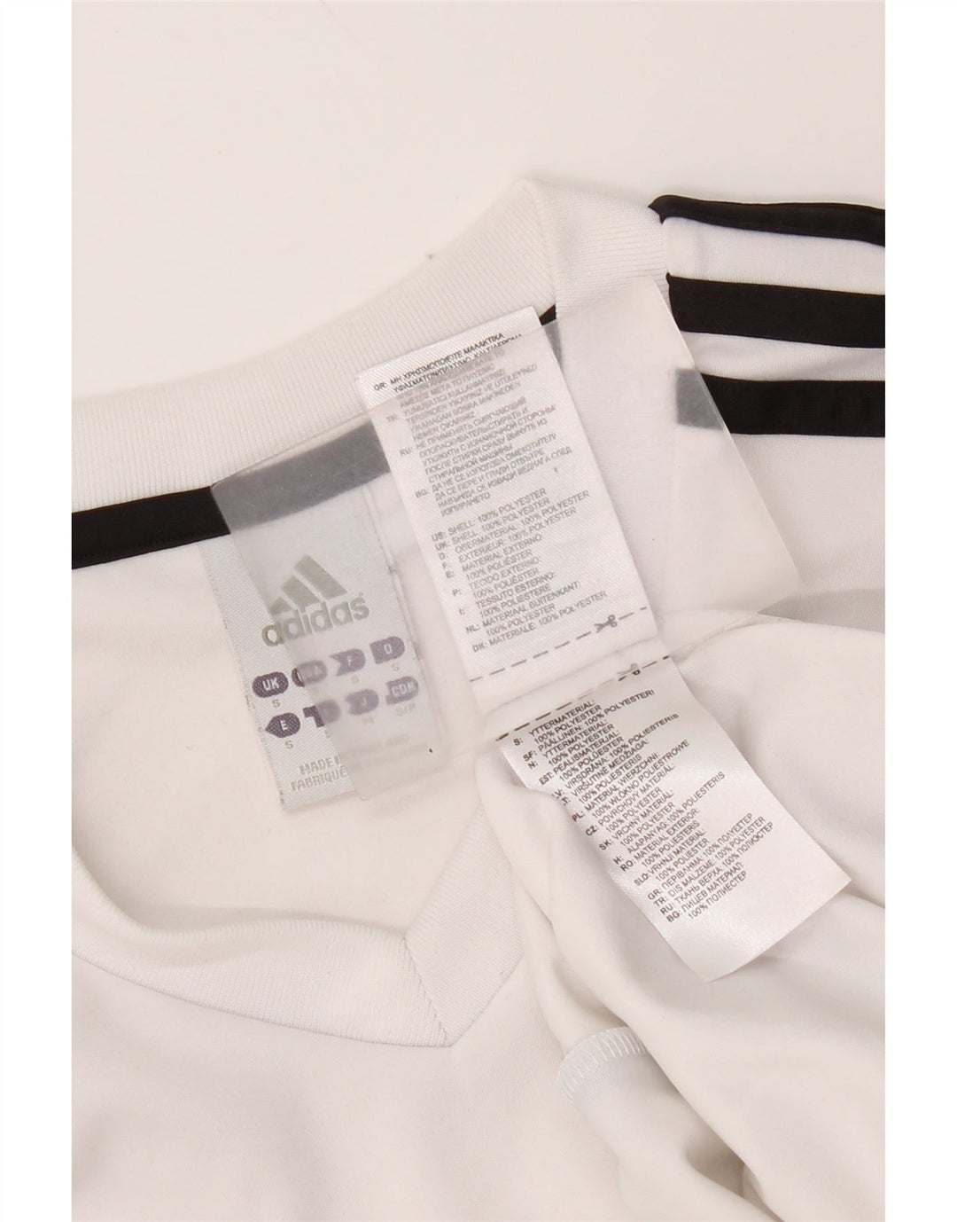 Adidas Herre Climalite T-Shirt Top Lille Hvid Polyester