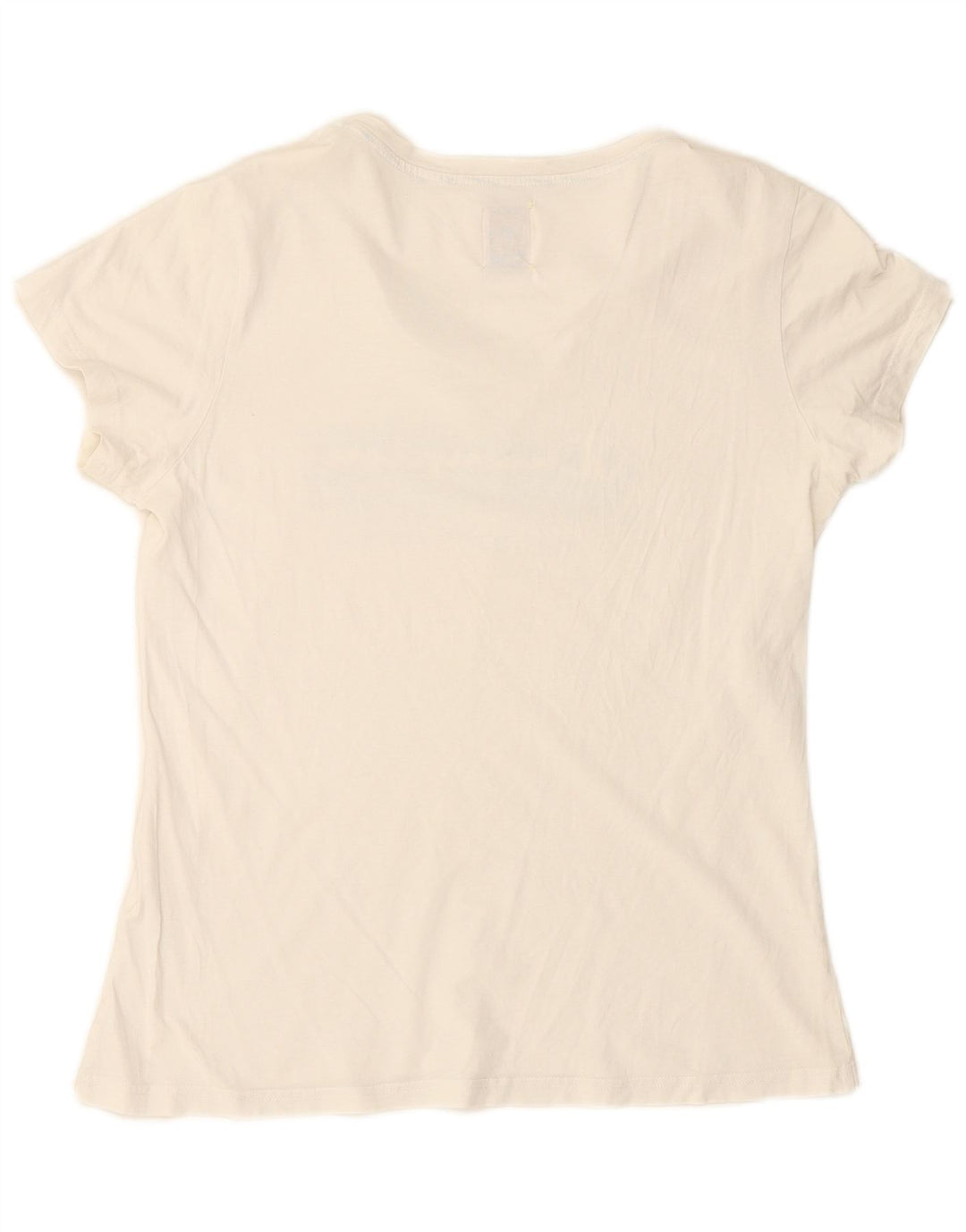 CHAMPION Dame Heritage Fit Grafisk T-Shirt Top UK 18 XL Hvid