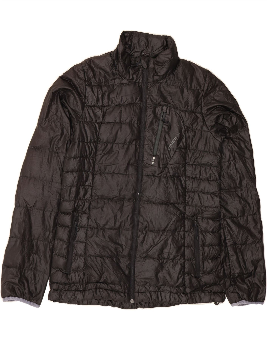 O'NEILL Womens Padded Jacket UK 16 Large Black Polyester Vintage O'Neill and Second-Hand O'Neill from Messina Hembry 