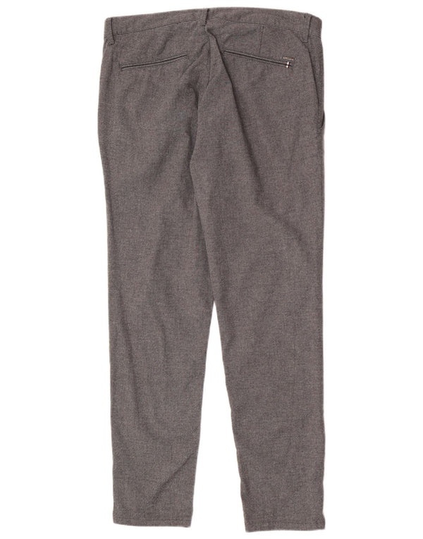 Zara Herre Slim Chino Bukser EU 42 Large W32 L28 Grå