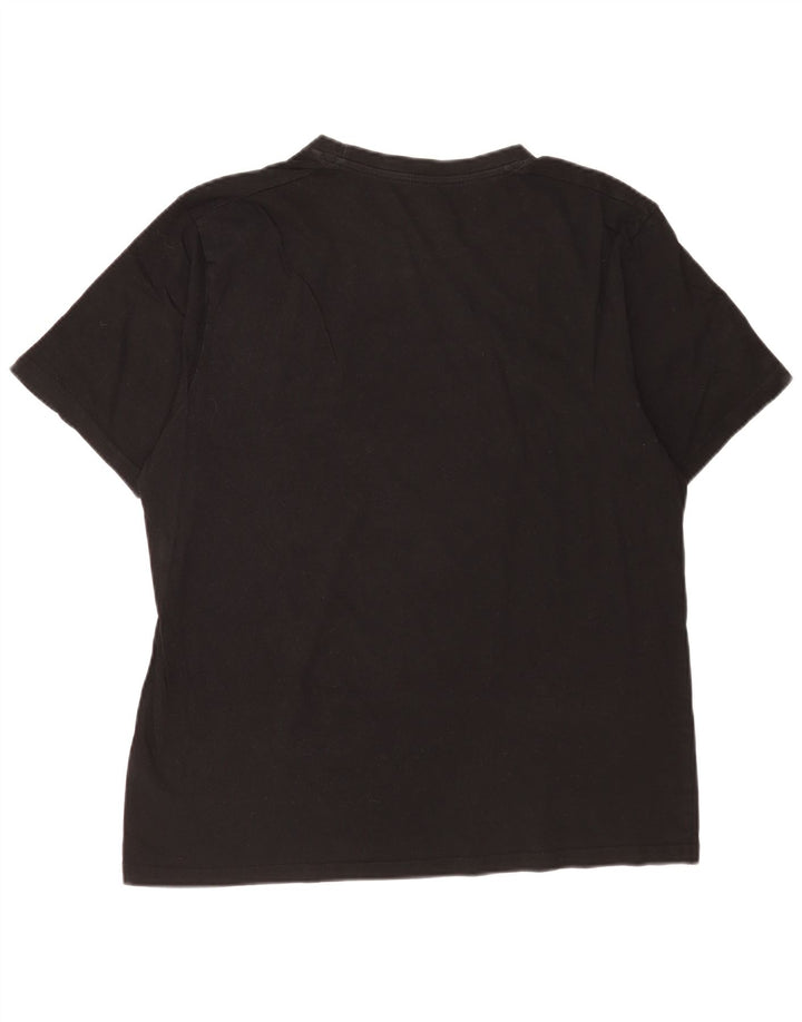Ellesse Herre T-Shirt Top 2XL Sort Bomuld